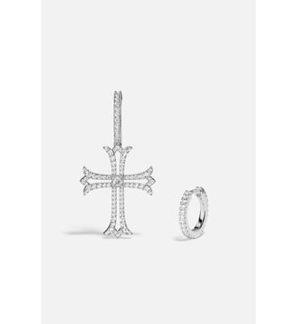 Boucles D'Oreilles Rock - APM Monaco - Blanc