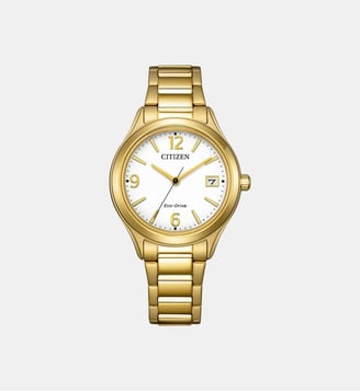 Montre Trendy Blanc FE6122-64A - Citizen - Doré