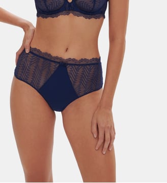 Tanga Midnight dentelle - Simone Pérèle - Bleu marine