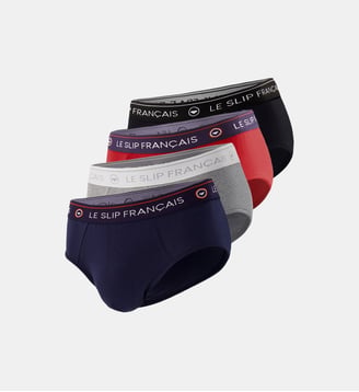 Lot de 4 slips en coton Le Slip Francais