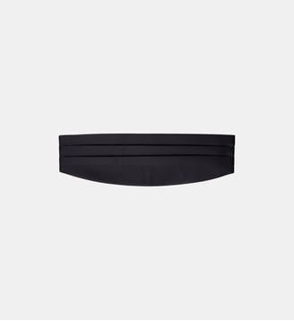 Ceinture de smoking plissée - Fursac - Noir
