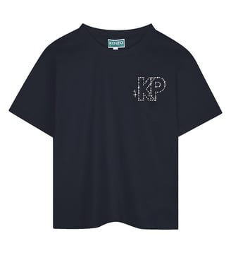 T-shirt à manches courtes - Kenzo Kids - Bleu mistral