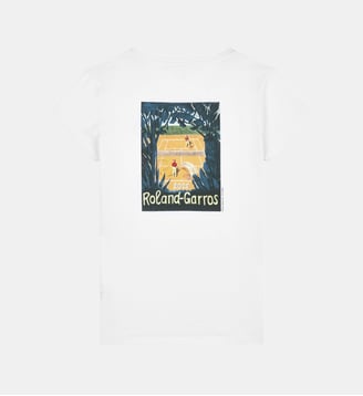 T-shirt  affiche officielle  2020 - Roland-Garros - Blanc