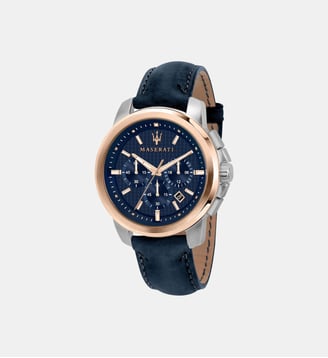 Montre Successo Bleu R8871621015 - Maserati - Doré rosé