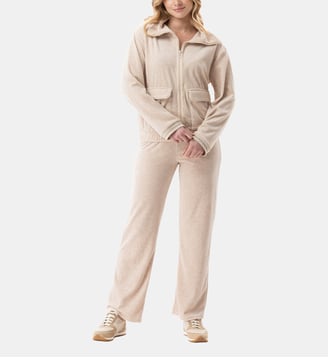Ensemble homewear zippé en velours COUNTRY 126 Lingerie Le Chat