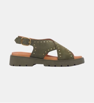 Sandales gomme Lou - Jules & Jenn - Kaki