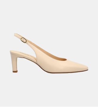 Sling lincoln - cuir lisse - Manfield - Beige