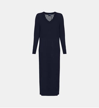 Robe en crochet unie - Vilebrequin - Bleu marine