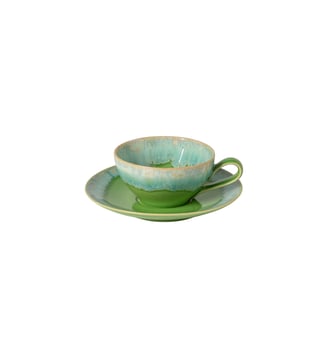 Tasse à Thé et Soucoupe Taormina - Costa Nova - Vert