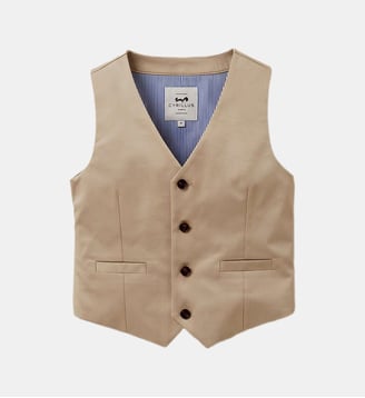 Gilet de costume  – Collection Fêtes et Mariages - Cyrillus - Beige