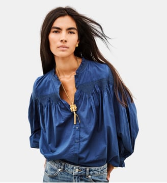 Chemise Tonia - Ba&sh - Bleu