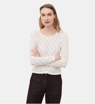 T-shirt tnita - Motif uni - Caroll - Écru