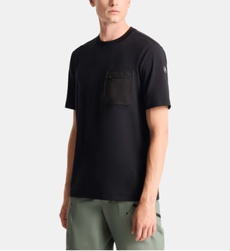 T-shirt rivio col rond coupe ajustée - Fusalp - Noir