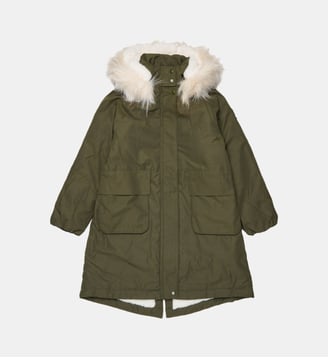 Parka avec logo imprimé - Diesel Kids - Kaki