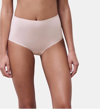 Culotte taille haute seconde peau - Chantelle - Rose dragée