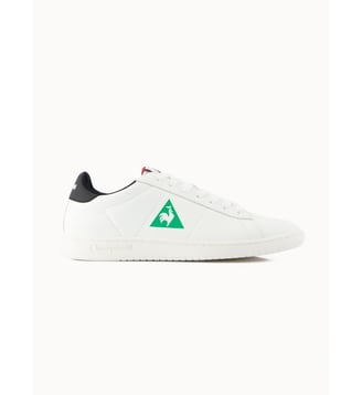 Sneakers en cuir Prestance - Le Coq Sportif - Optical white et fern green