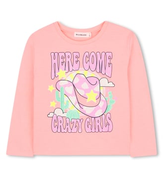 T-shirts à manches longues - Billieblush - Pêche