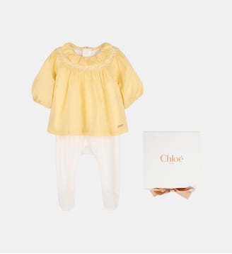 Pyjama avec volants - Chloe Kids - Jaune poudré