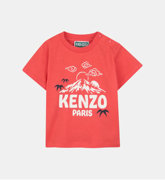 Tee-shirt manches courtes - Kenzo Kids - Light red
