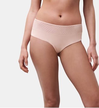Shorty maille douce - Chantelle - Rose dragée