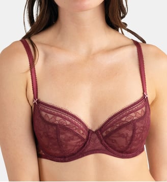 Soutien-gorge emboitant à armatures JEANNE - Passionata - Bordeaux