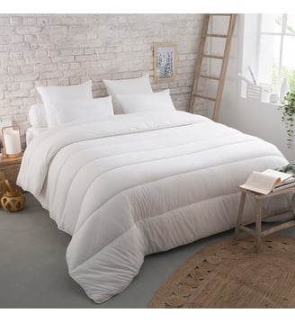 Couette Respirante Tempérée - Dunlopillo - Blanc
