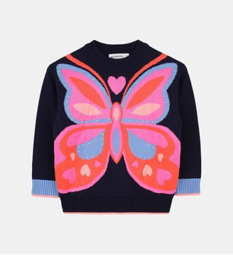 Pull tricoté fin - Billieblush - Indigo