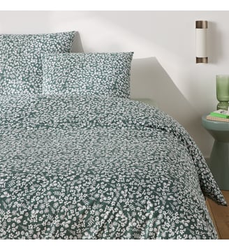 Parure de lit en coton, taie carrée - La Redoute Interieurs - Imprimé floral