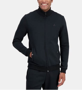 Sweat zippé Ton sur ton - Le Coq Sportif - Noir