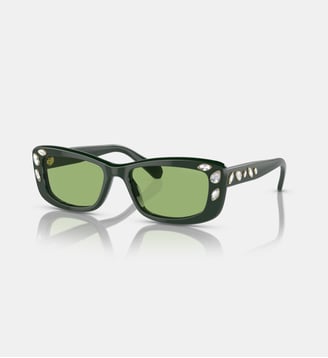 Lunettes de soleil Pillow SK6008 - Swarovski - Vert foncé
