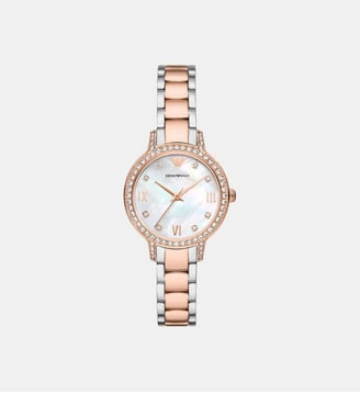 Montre Emporio Armani Nacre blanche AR11499 - Emporio Armani - Doré rose