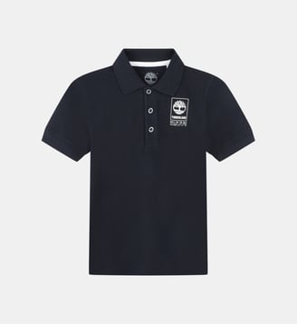 Polo avec logo poitrine - Timberland - Bleu nuit