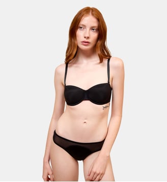 Soutien-gorge bandeau à armatures à coques BIANCA - Passionata - Noir