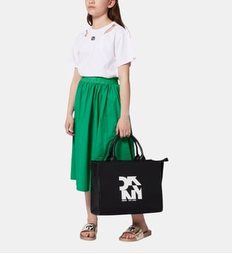 T-shirt ajouré manches courtes - DKNY - Jaune