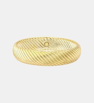 Bracelet jonc graphique   - Zaza - Satellite - Doré