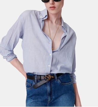 Chemise Druyat 100% coton-Bleu-38 - FR - Vanessa Bruno - Bleu
