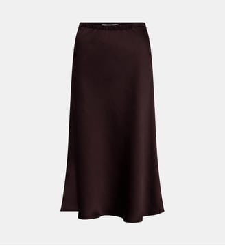 Jupe midi en satin - JOLANA - Gerard Darel - Cinnamon