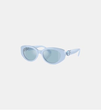 Lunettes de soleil Ovale SK6002 - Swarovski - Bleu clair