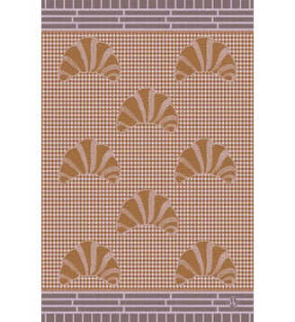 Essuie-mains Haute Viennoiserie - Le Jacquard Francais - Praline