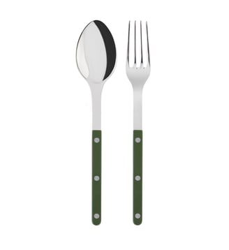 Couverts de service, Bistrot Uni - Sabre - Vert