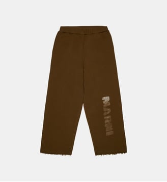 Pantalon en molleton avec logo - Marni - Sable