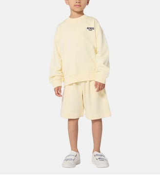 Sweat en molleton - Kenzo Kids - Jaune clair