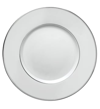 Assiette De Présentation 32 Cm - Galon Platine - Degrenne - Platine