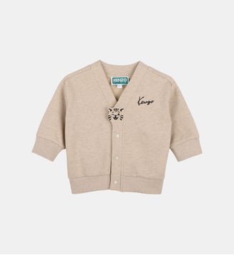 Cardigan en molleton - Kenzo Kids - Biscuit