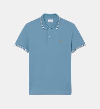 Polo L.12.12 regular fit liserés - Lacoste - Bleu