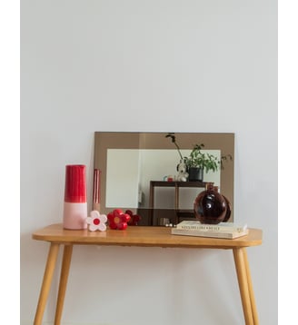 Grand miroir ambré Igor N°773- Produit chiné - Debongout - Transparent