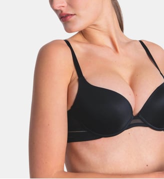 Soutien-gorge push-up Nufit noir Maison Lejaby