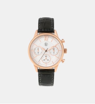 Montre Augustine Argenté, Blanc XK4023XW\33 - Louis Pion - Doré rosé