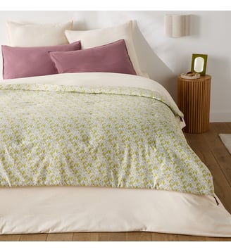 Édredon matelassé imprimé floral voile de coton - La Redoute Interieurs - Multicolore