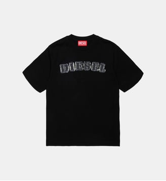 T-shirt avec logo - Diesel Kids - Noir